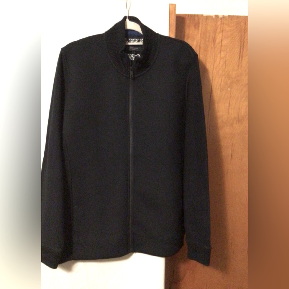TED BAKER LONDON Front Zip Closure Jacketb SZ 6 US XXL